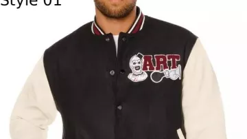 Halloween Terrifier Black Varsity Jacket