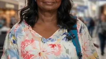 Haut à imprimé floral Octavia Spencer Ride or Die 2026