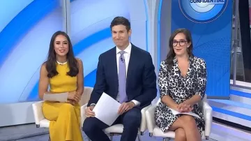 Robe portefeuille en jersey de soie Jeanne de Diane von Furstenberg, portée par Savannah Sellers dans l'émission Today le 28 juillet 2026.