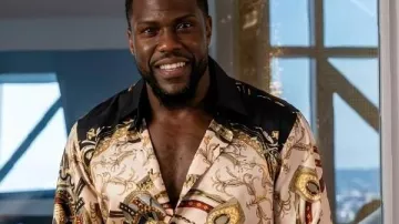 Baroque Chain Print Shirt worn by (Kevin Hart) in 72 Hours