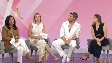 Zimmermann Indra Crochet Fringe Cotton Midi-Skirt worn by Jenna Bush Hager as seen in Today with Jenna & Sheinelle on July 29, 2026