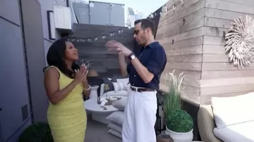 Rachel Zoe Crochet Crop Top and Skirt worn by Sheinelle Jones as seen in Today on July 29, 2026