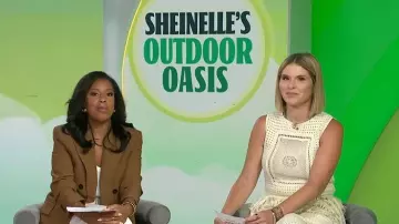 Mango Double Breasted Blazer worn by Sheinelle Jones as seen in Today with Jenna & Sheinelle on July 29, 2026