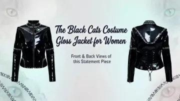 Veste brillante pour femme du costume de Lester Smith (Earnest Lee) dans Black Cats