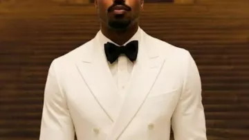 The Thomas Crown Affair 2027 Michael B. Jordan White Blazer