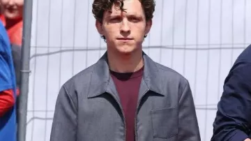 Tom Holland Spider-Man Brand New Day 2026 London Premiere Jacket worn by Peter Parker / Spider-Man (Tom Holland) as seen in Spider-Man: Brand New Day