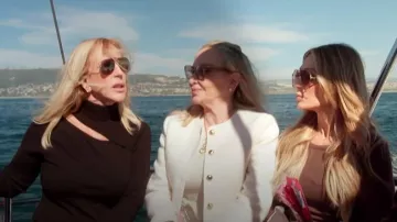 Derek Lam 10 Crosby Elizabeth Peplum Jacket worn by Shannon Beador as seen in The Real Housewives of Orange County (S20E04)