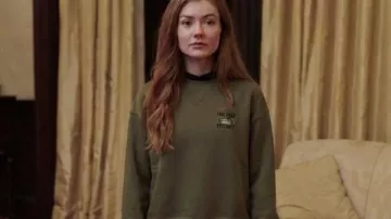 Sweat-shirt à motif texte Kara Leona, vu dans 90 Day Fiancé : The Last Resort