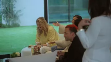 Sac cabas Zara Topstitch Mini porté par Katie Maloney dans l'épisode House of Stassi (S01E05)