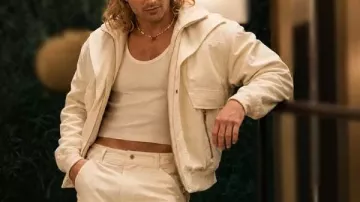 Veste de Noah Centineo dans Street Fighter 2026