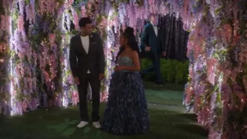 Fashion Nova Life In Denim Maxi Dress worn by Amina Simms (Alexis Chikaeze) as seen in All American (S08E04)