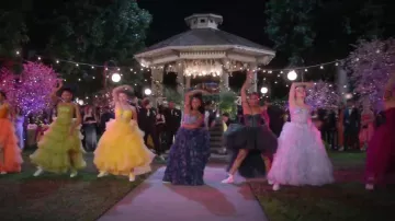 NSMLİFE Black Transparent Corset Bustier worn by Asjha Cooper as seen in All American (S08E04)