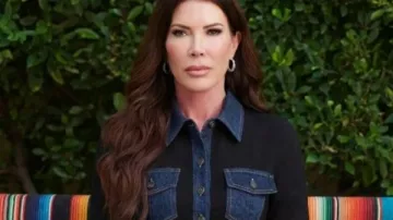 Real Housewives Of OC S20 Emily Simpson Denim Trim Dress as seen as seen in The Real Housewives of Orange County (S20)