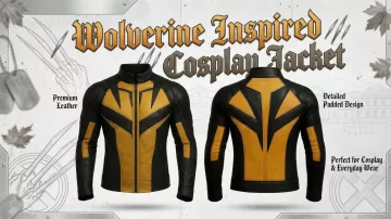 Wolverine Inspired Cosplay Jacket of Wade Wilson / Deadpool / Nicepool (Ryan Reynolds) in Deadpool & Wolverine