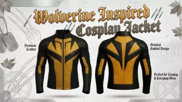 Wolverine Inspired Cosplay Jacket of Wade Wilson / Deadpool / Nicepool (Ryan Reynolds) in Deadpool & Wolverine