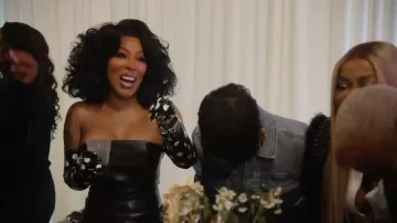 DooWay Unisex 90CM Long Leather Gloves worn by K. Michelle as seen in The Real Housewives of Atlanta (S17E17)