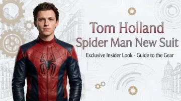 Tom Holland dans le nouveau costume de Peter Parker / Spider-Man dans Spider-Man : Un jour nouveau