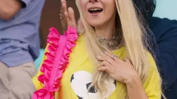 Ted Lasso S04 Juno Temple Yellow Shirt