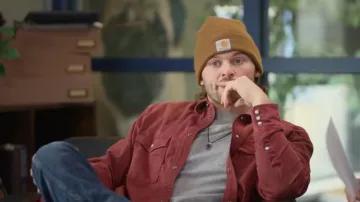 Chemise en denim western à boutons-pression Schaefer Outfitters portée par Jesse McBee dans l'épisode 7 de la saison 3 de The McBee Dynasty : Real American Cowboys.