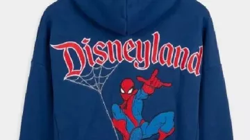 Disneyland Spider Man Full Zipper Fleece Hooded Jacket