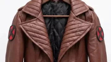 Halloween X-Men 97 Rogue Cropped Brown Leather Costume Jacket of Rouge in History of Rogue (X-Men)