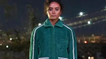 Veste verte portée par Ava Dash dans Next Gen NYC S02