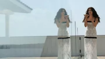 Tularosa Priscilla Maxi Dress worn by Annie (Ella Rubin) as seen in Sterling Point (S01E02)