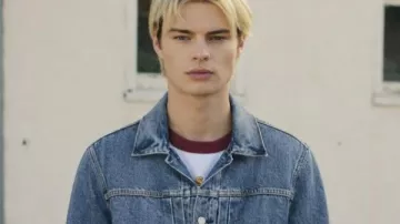 My Life With The Walter Boys S03 Noah LaLonde Trucker Jacket worn by as seen Cole Walter (Noah LaLonde) as seen in My Life with the Walter Boys (S03)