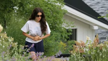 Chanel Oval Sunglasses worn by Annie (Ella Rubin) as seen in Sterling Point (S01E06)