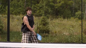 Reclaimed Vintage Longline Plaid Shorts worn by Conner(Keen Ruffalo) as seen in Sterling Point(S01E07)