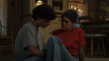 Perfectwhitetee Kennedy Short Sleeve Sweatshirt worn by Annie (Ella Rubin) as seen in Sterling Point (S01E08)