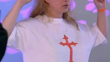 Baylen Out Loud S03 Baylen Dupree “Above All” White Shirt