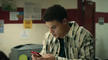Chaqueta tipo camisa de lana APC Stanley Regular Fit usada por Dylan Newsome (Kolton Stewart) como se ve en My Life with the Walter Boys (T03E07)