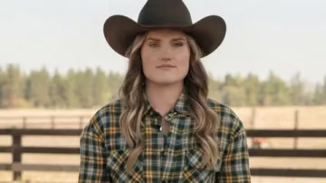 Chemise à carreaux Natalie Sharp portée dans la saison 3 de « My Life with the Walter Boys »