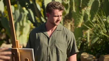 Scotch & Soda Striped Short Sleeved Shirt worn by Harry Jowsey as seen in Let’s Marry Harry (S01E03)