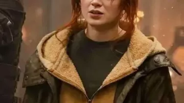 Spider-Man : Un nouveau jour (2026) - Sadie Sink - Veste verte
