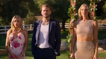 Nana Jacqueline Vivienne Dress worn by Georgia Hassarati as seen in Let’s Marry Harry (S01E04)