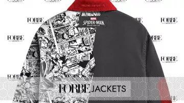 Veste Spider-Man Brand New Day Parker EST 1962 portée dans Spider-Man : Brand New Day