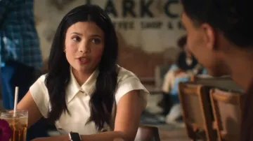 Chanel Double Breasted Military Shirt worn by Jackie Howard (Nikki Rodriguez) as seen in My Life with the Walter Boys (S03E02)