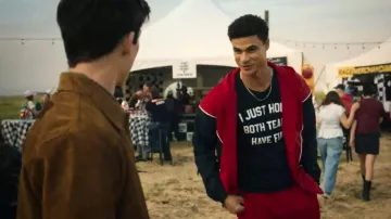 Nike Jordan Brooklyn Hooded Draft Jacket worn by Dylan (Kolton Stewart) as seen in My Life with the Walter Boys (S03E04)
