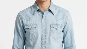 Chemise western en denim de David Boreanaz (Les Dossiers Rockford)
