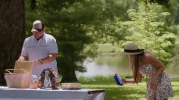 Combinaison bustier décontractée d'été Auxdio sans manches portée par Tammy dans l'épisode Double Lives of Suburban Wives (S01E01)