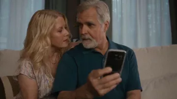 H&M Smocked Top worn by Sherrie (Barbara Niven) as seen in Paris is Always a Good Idea (S01E03)