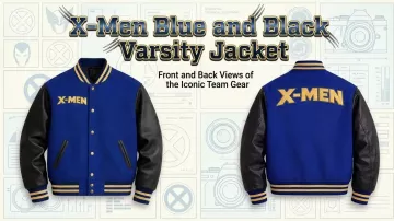 X-Men Blue and Black Varsity Jacket of Logan / Wolverine (Hugh Jackman) in X-Men: The Last Stand