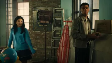 H&M Patterned Blouson Jacket worn by Skylar Summerhill (Jaylan Evans) as seen in My Life with the Walter Boys (S03E07)