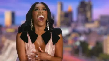 Bronx Banco Bella Mini Dress worn by Porsha Williams as seen in The Real Housewives Ultimate Girls Trip (S05E01)