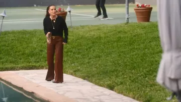 Frame The Leather Rodeo Cedar worn by Kyle Richards as seen in The Real Housewives Ultimate Girls Trip (S05E02)