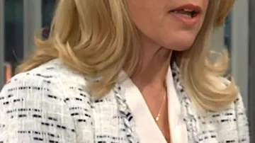 Les Feux de l'amour 2026 Nikki Newman veste en tweed