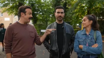 Todd Snyder Champion Cotton Blend Jersey Sweatshirt worn by Ted Lasso (Jason Sudeikis) as seen in Ted Lasso (S04E03)