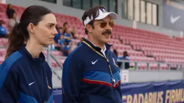 Ray-Ban Aviator Metal Ii Sunglasses worn by Ted Lasso (Jason Sudeikis) as seen in Ted Lasso (S04E03)